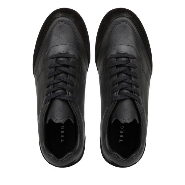 Siyah Hakiki Deri Kadın Sneaker - K26I1AY68622-A23 - 5