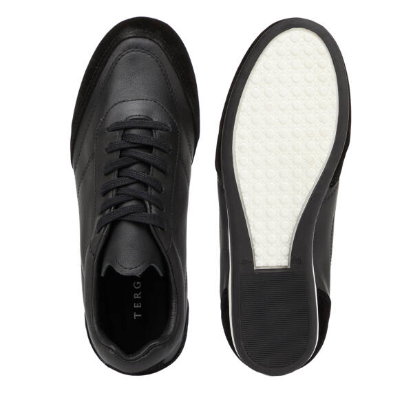 Siyah Hakiki Deri Kadın Sneaker - K26I1AY68622-A23 - 6