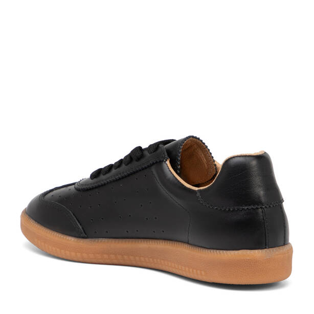 Siyah Hakiki Deri Kadın Sneaker - K26I1AY68665-A23 - 4
