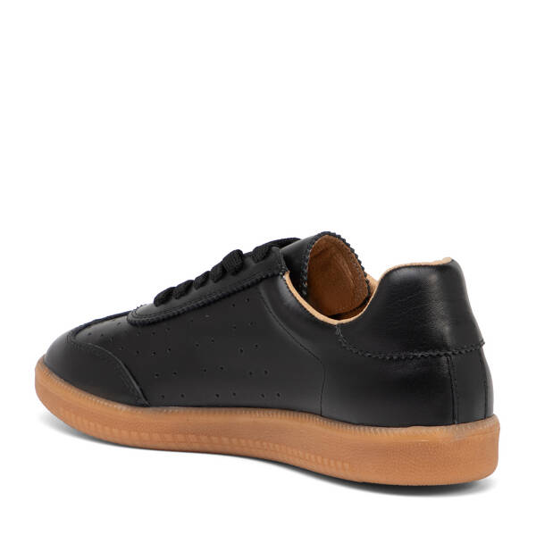 Siyah Hakiki Deri Kadın Sneaker - K26I1AY68665-A23 - 4