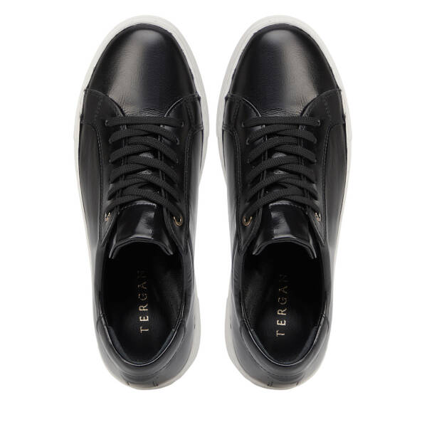 Siyah Hakiki Deri Kadın Sneaker - K26S1AY68822-A35 - 5