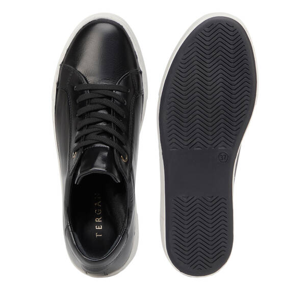 Siyah Hakiki Deri Kadın Sneaker - K26S1AY68822-A35 - 6
