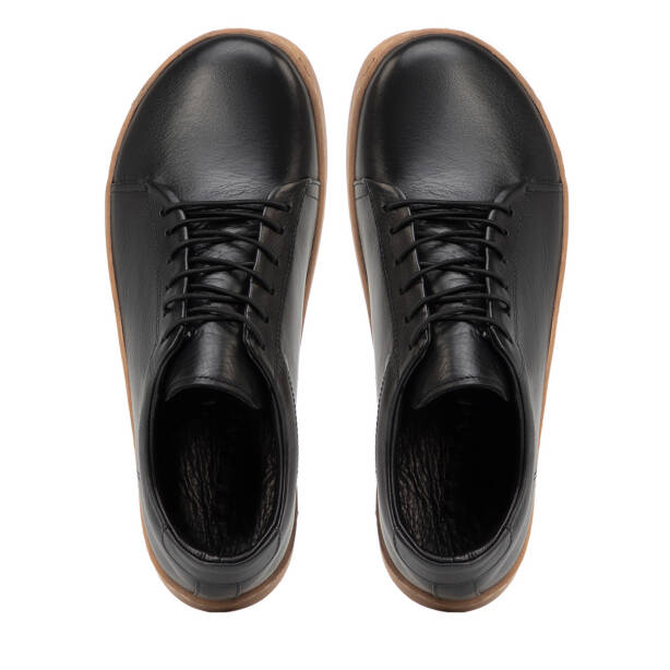 Siyah Hakiki Deri Kadın Sneaker - K4MEAY068708-A23 - Tergan Four Season