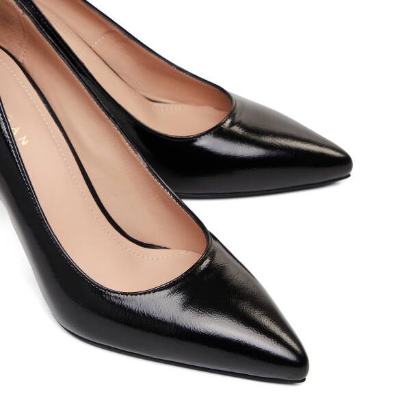 Siyah Hakiki Rugan Deri Kadın Stiletto - K26I1AY68385-A07 - 3