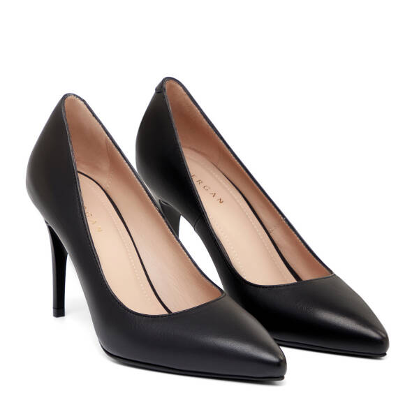 Siyah Hakiki Deri Kadın Stiletto - K26I1AY68385-A23 - 2