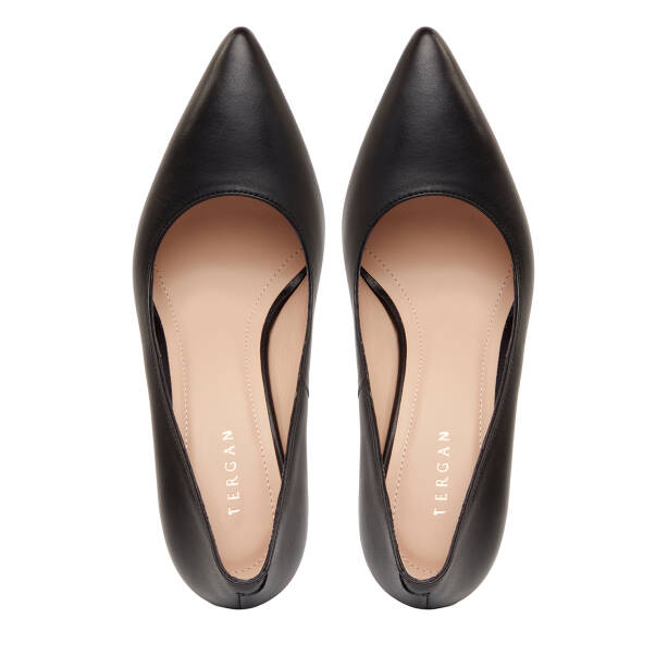 Siyah Hakiki Deri Kadın Stiletto - K26I1AY68385-A23 - 5