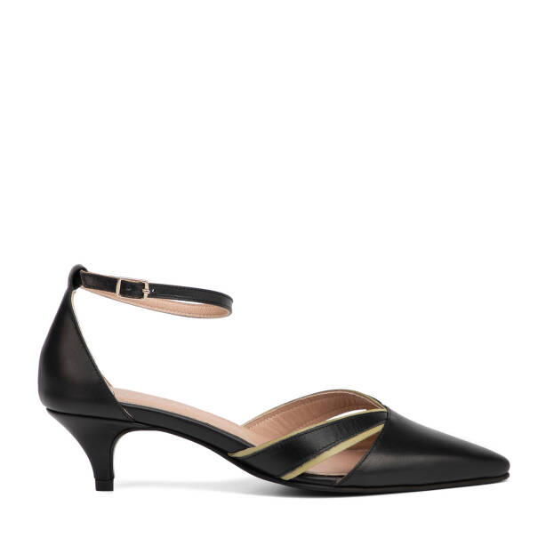 Siyah Hakiki Deri Kadın Stiletto - K26I1AY68696-V2Z 