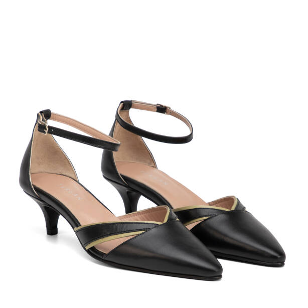 Siyah Hakiki Deri Kadın Stiletto - K26I1AY68696-V2Z - 2