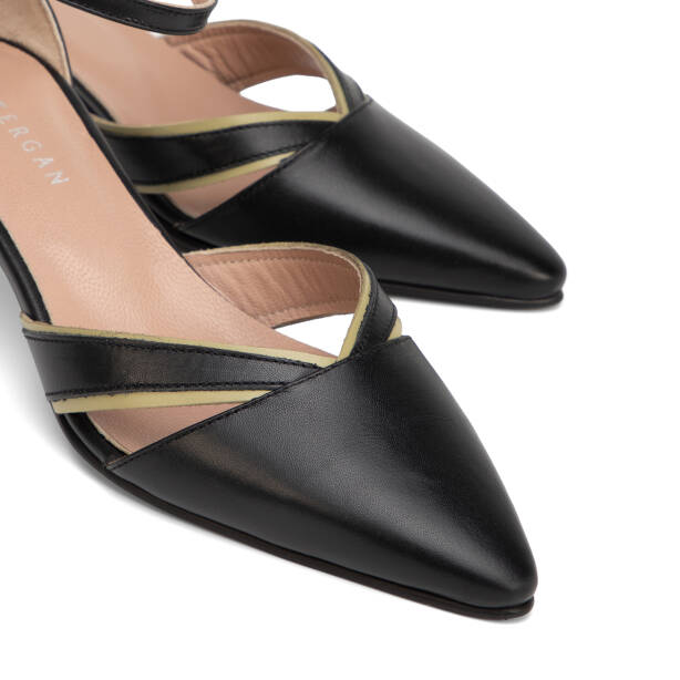 Siyah Hakiki Deri Kadın Stiletto - K26I1AY68696-V2Z - 3