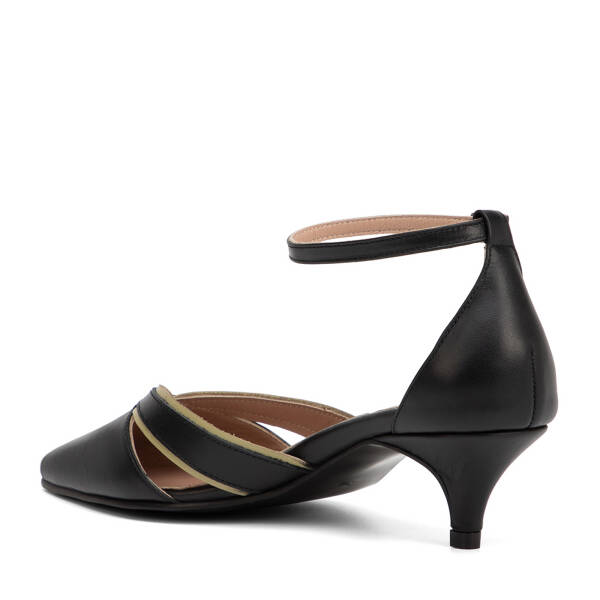 Siyah Hakiki Deri Kadın Stiletto - K26I1AY68696-V2Z - 4