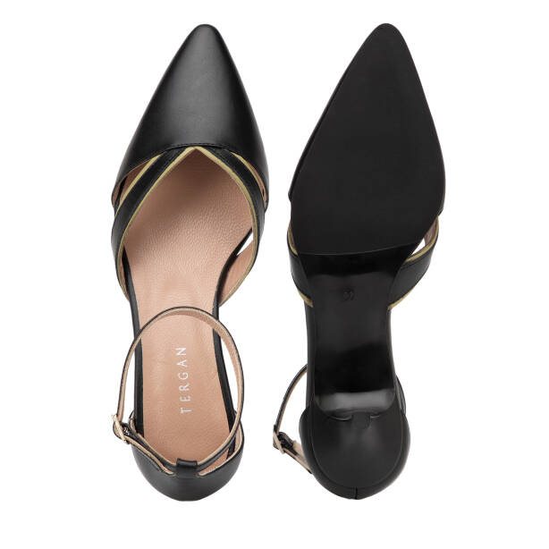 Siyah Hakiki Deri Kadın Stiletto - K26I1AY68696-V2Z - 6