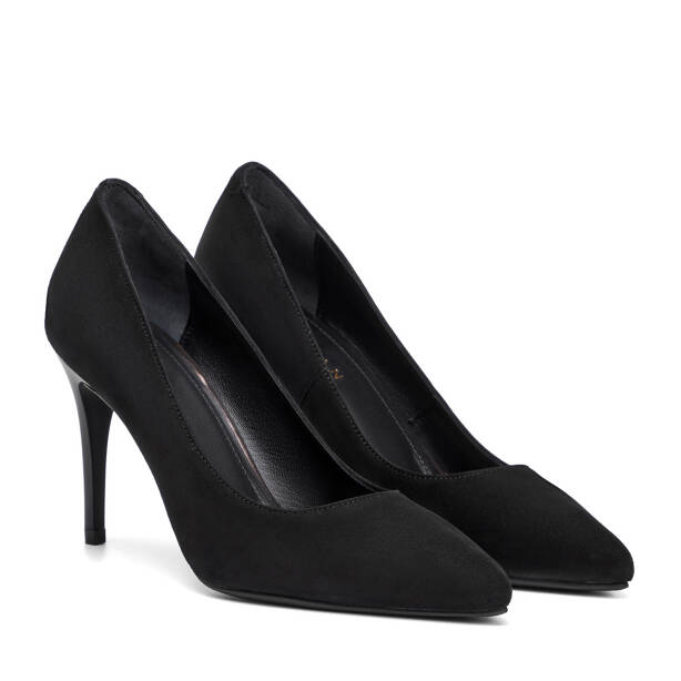 Siyah Hakiki Deri Kadın Stiletto - K26S1AY68854-A01 - 2