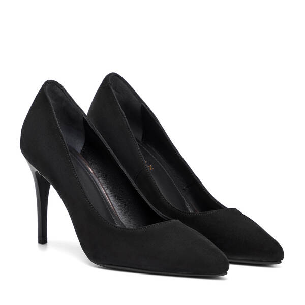Siyah Hakiki Deri Kadın Stiletto - K26S1AY68854-A01 - 2