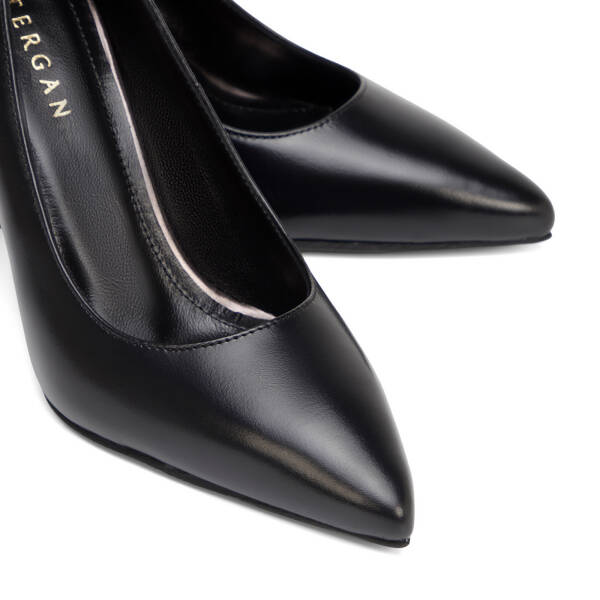 Siyah Hakiki Deri Kadın Stiletto - K26S1AY68854-A23 - 3