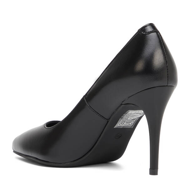 Siyah Hakiki Deri Kadın Stiletto - K26S1AY68854-A23 - 4