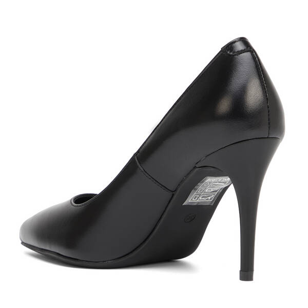Siyah Hakiki Deri Kadın Stiletto - K26S1AY68854-A23 - 4