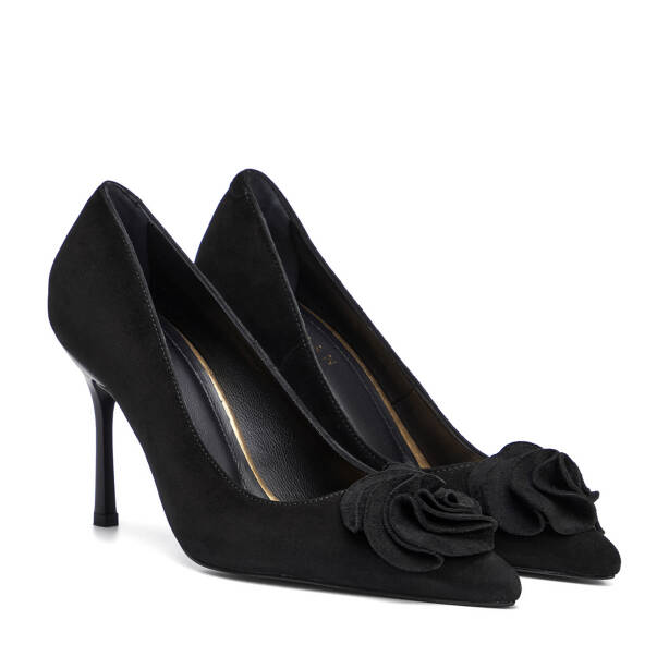 Siyah Hakiki Deri Kadın Stiletto - K26S1AY68855-A01 - 2