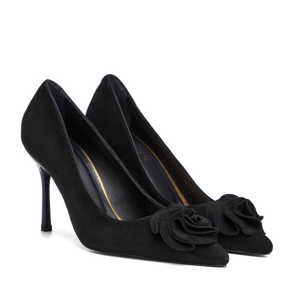 Siyah Hakiki Deri Kadın Stiletto - K26S1AY68855-A01 - 2