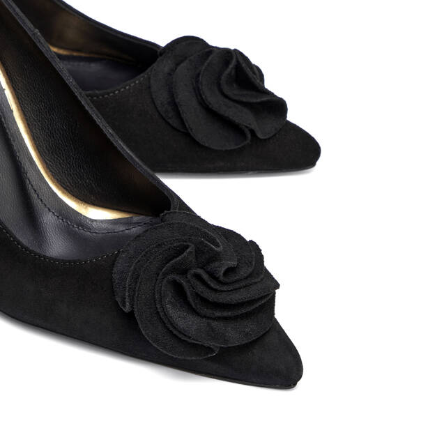 Siyah Hakiki Deri Kadın Stiletto - K26S1AY68855-A01 - 3