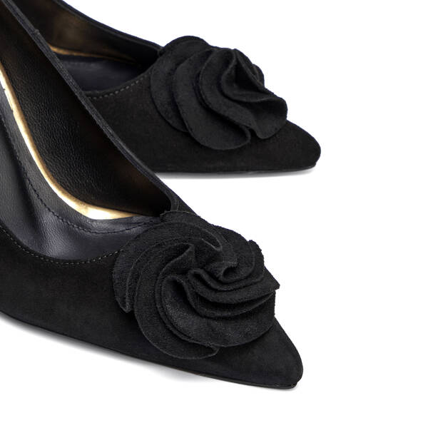 Siyah Hakiki Deri Kadın Stiletto - K26S1AY68855-A01 - 3