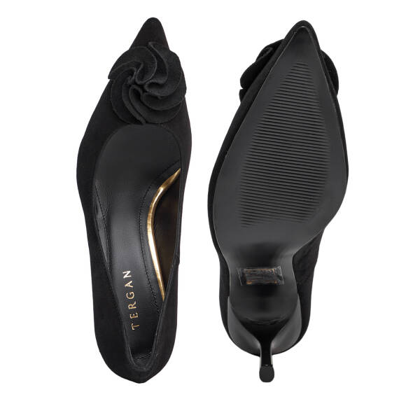 Siyah Hakiki Deri Kadın Stiletto - K26S1AY68855-A01 - 5
