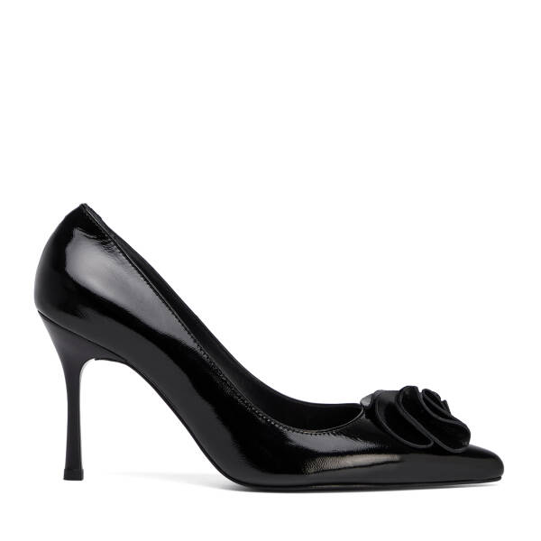 Siyah Hakiki Deri Kadın Stiletto - K26S1AY68855-A07 - 1