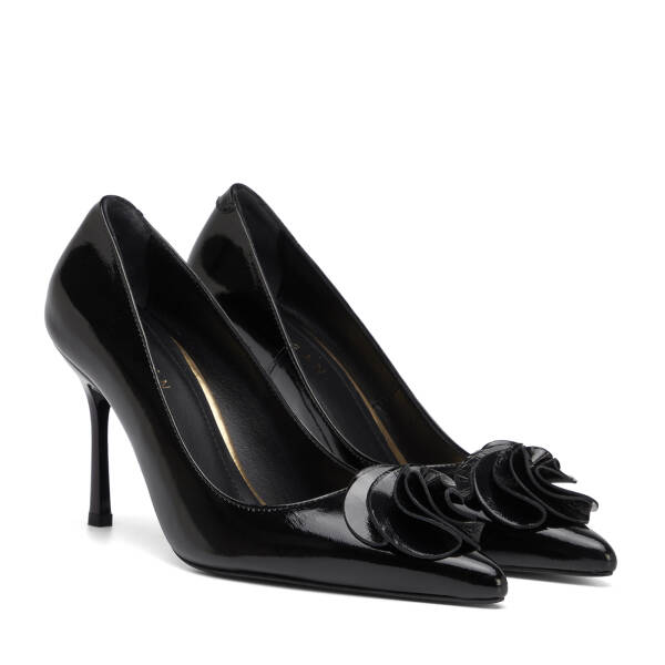 Siyah Hakiki Deri Kadın Stiletto - K26S1AY68855-A07 - 2