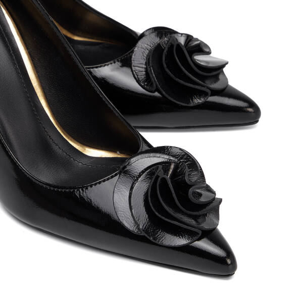 Siyah Hakiki Deri Kadın Stiletto - K26S1AY68855-A07 - 3