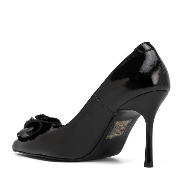 Siyah Hakiki Deri Kadın Stiletto - K26S1AY68855-A07 - 4