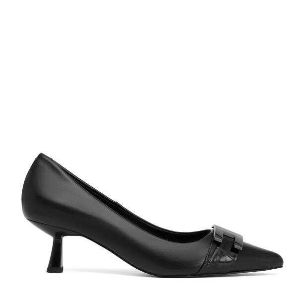 Siyah Hakiki Deri Kadın Stiletto - K26S1AY68859-A23 - 1