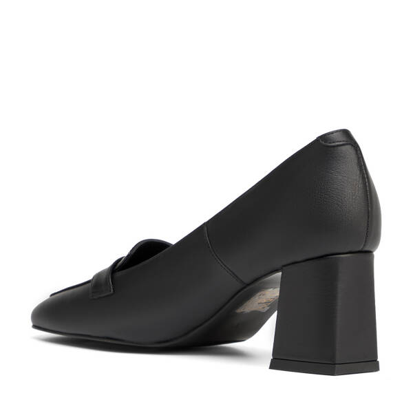 Siyah Hakiki Deri Kadın Stiletto - K26S1AY68860-A23 - 4