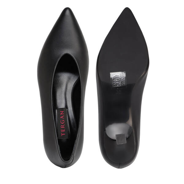 Siyah Hakiki Deri Kadın Stiletto - K26S1AY68949-A23 - 5