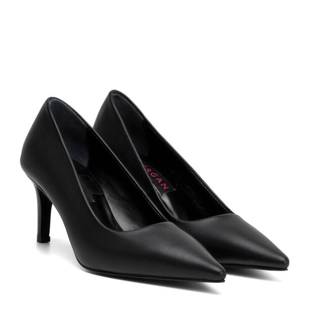 Siyah Hakiki Deri Kadın Stiletto - K26S1AY68950-A23 - 2