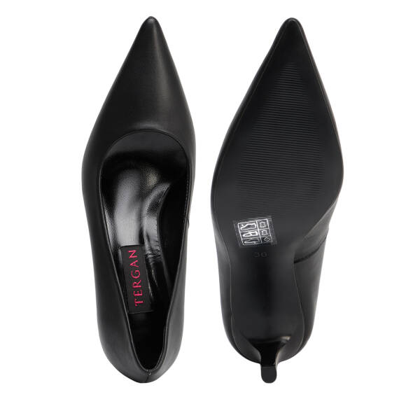 Siyah Hakiki Deri Kadın Stiletto - K26S1AY68950-A23 - 5