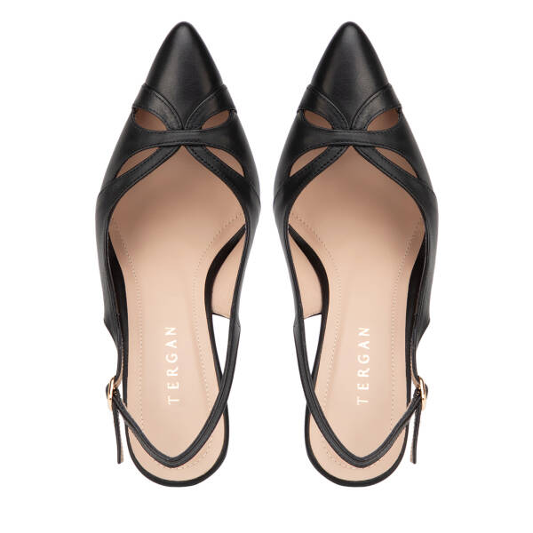 Siyah Hakiki Deri Kadın Stiletto - K26Y1AY68386-A23 - 5