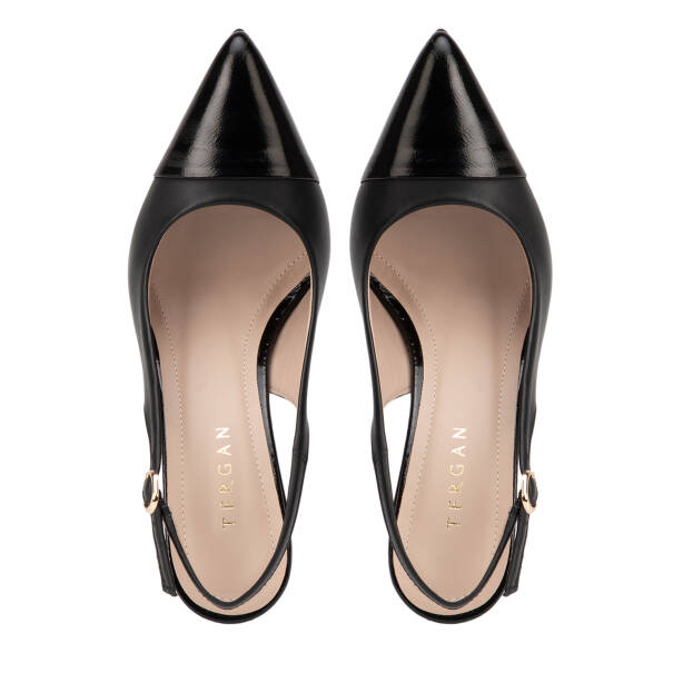 Siyah Hakiki Deri Kadın Stiletto - K26Y1AY68387-A55 - 5