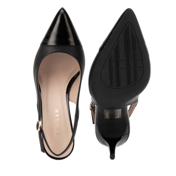 Siyah Hakiki Deri Kadın Stiletto - K26Y1AY68387-A55 - 6