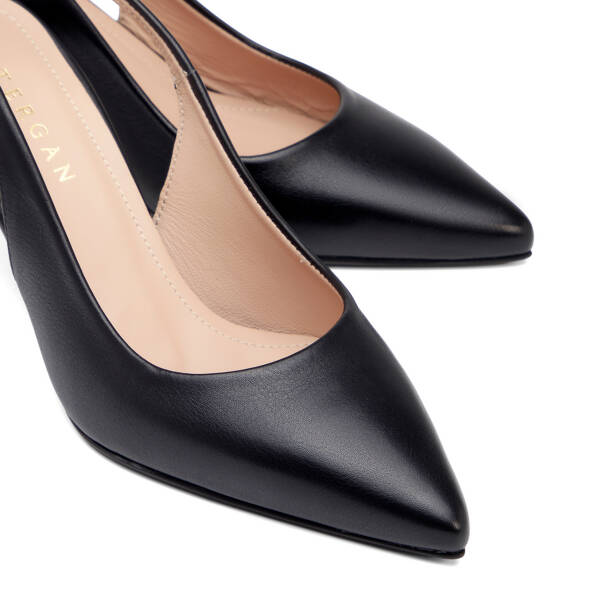 Siyah Hakiki Deri Kadın Stiletto - K26Y1AY68388-A23 - 3