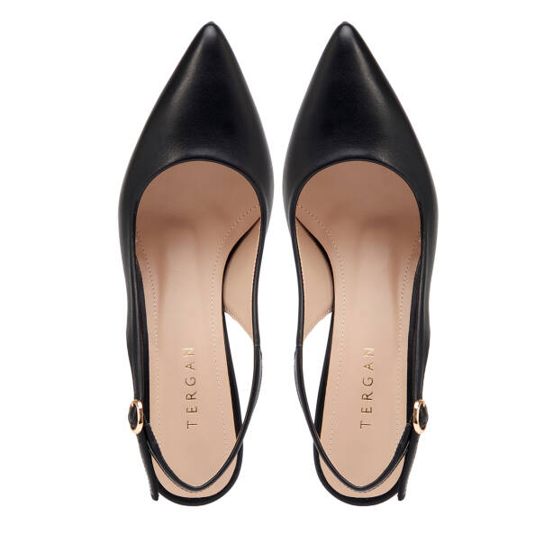 Siyah Hakiki Deri Kadın Stiletto - K26Y1AY68388-A23 - 5