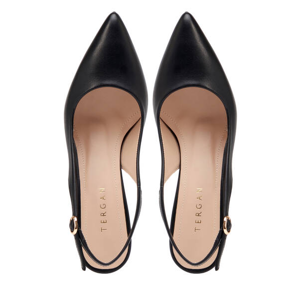 Siyah Hakiki Deri Kadın Stiletto - K26Y1AY68388-A23 - 5