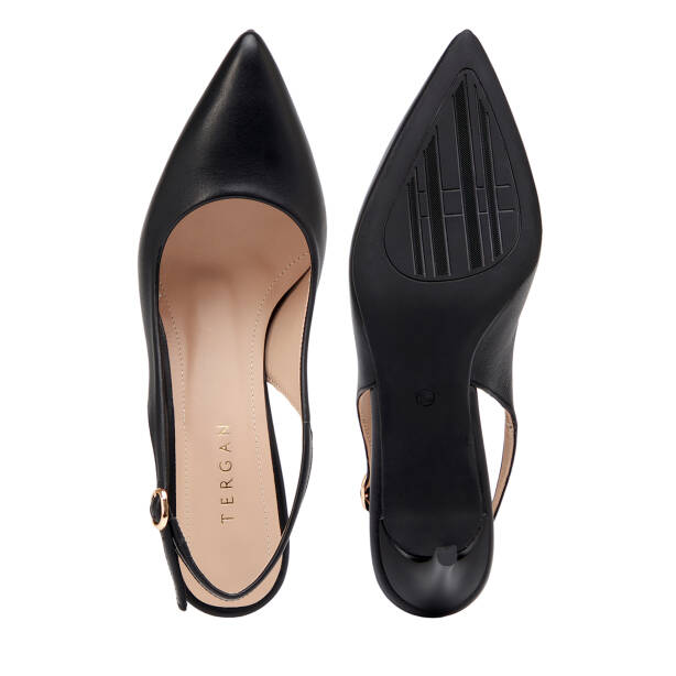 Siyah Hakiki Deri Kadın Stiletto - K26Y1AY68388-A23 - 6