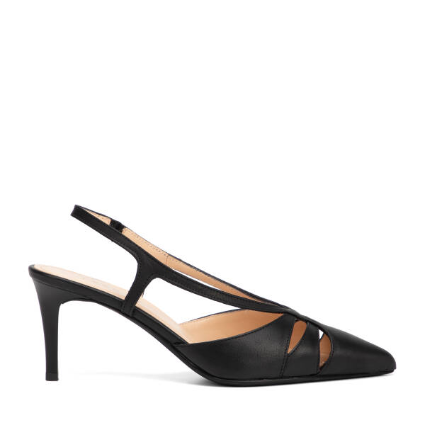 Siyah Hakiki Deri Kadın Stiletto - K26Y1AY68389-A23 - 1