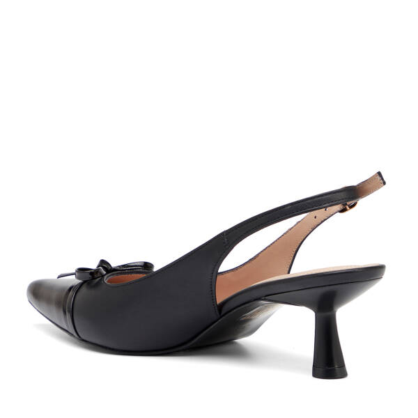Siyah Hakiki Deri Kadın Stiletto - K26Y1AY68392-U63 - 4