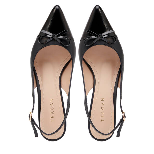 Siyah Hakiki Deri Kadın Stiletto - K26Y1AY68392-U63 - 5