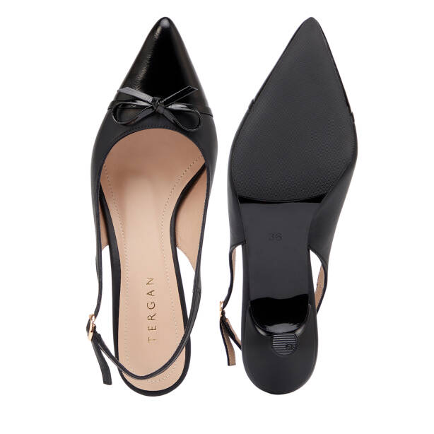 Siyah Hakiki Deri Kadın Stiletto - K26Y1AY68392-U63 - 6