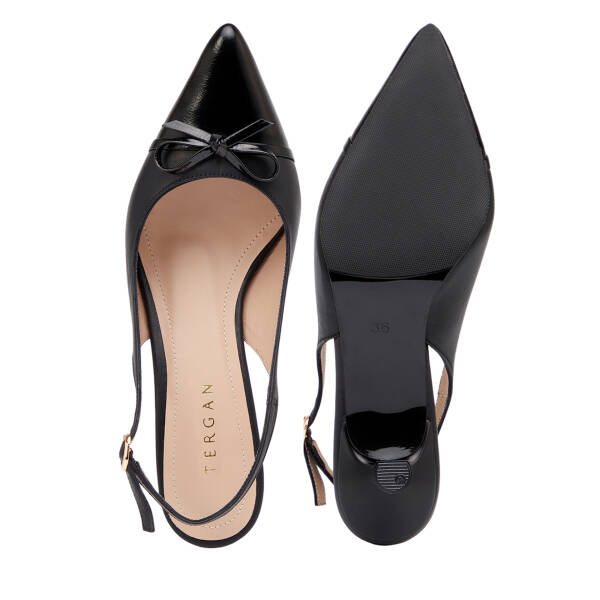 Siyah Hakiki Deri Kadın Stiletto - K26Y1AY68392-U63 - 6