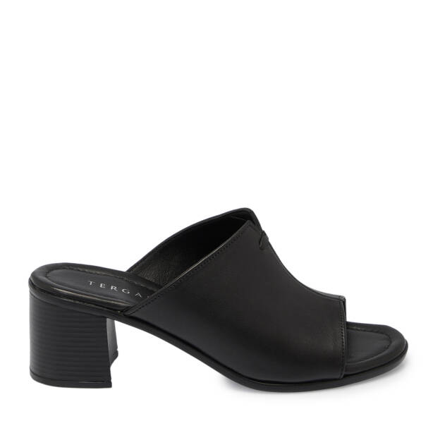 Siyah Hakiki Deri Kadın Terlik - K26Y1TR68524-A23 