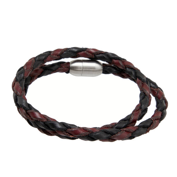 Siyah Hakiki Deri Unisex Bileklik - U1BLK0430020-H5W - 1