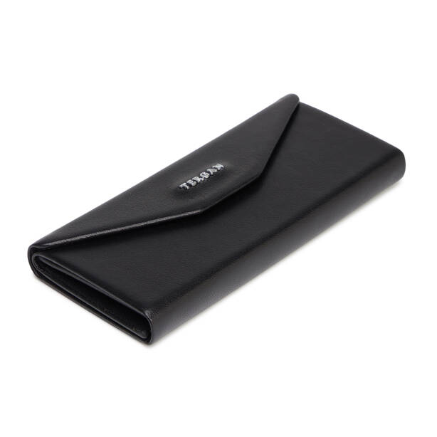 Siyah Hakiki Deri Unisex Gözlük Kılıfı - S1GK00001677-C59 - Tergan