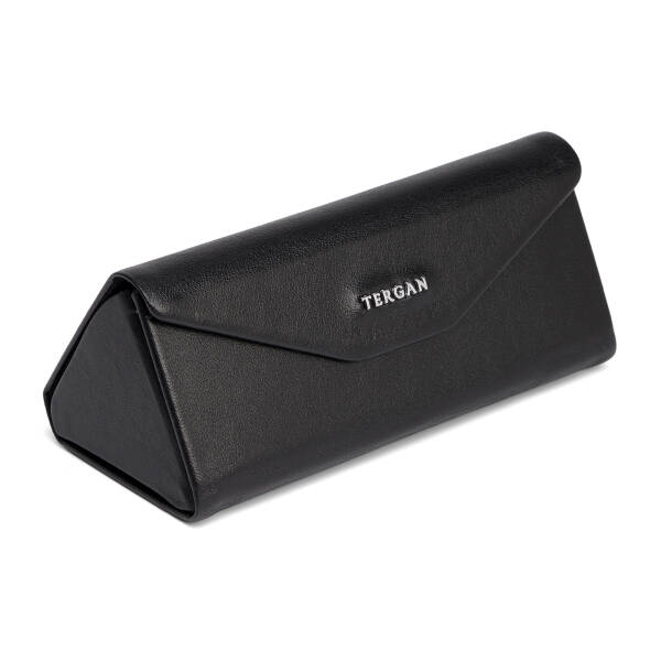 Siyah Hakiki Deri Unisex Gözlük Kılıfı - S1GK00001677-C59 - 2